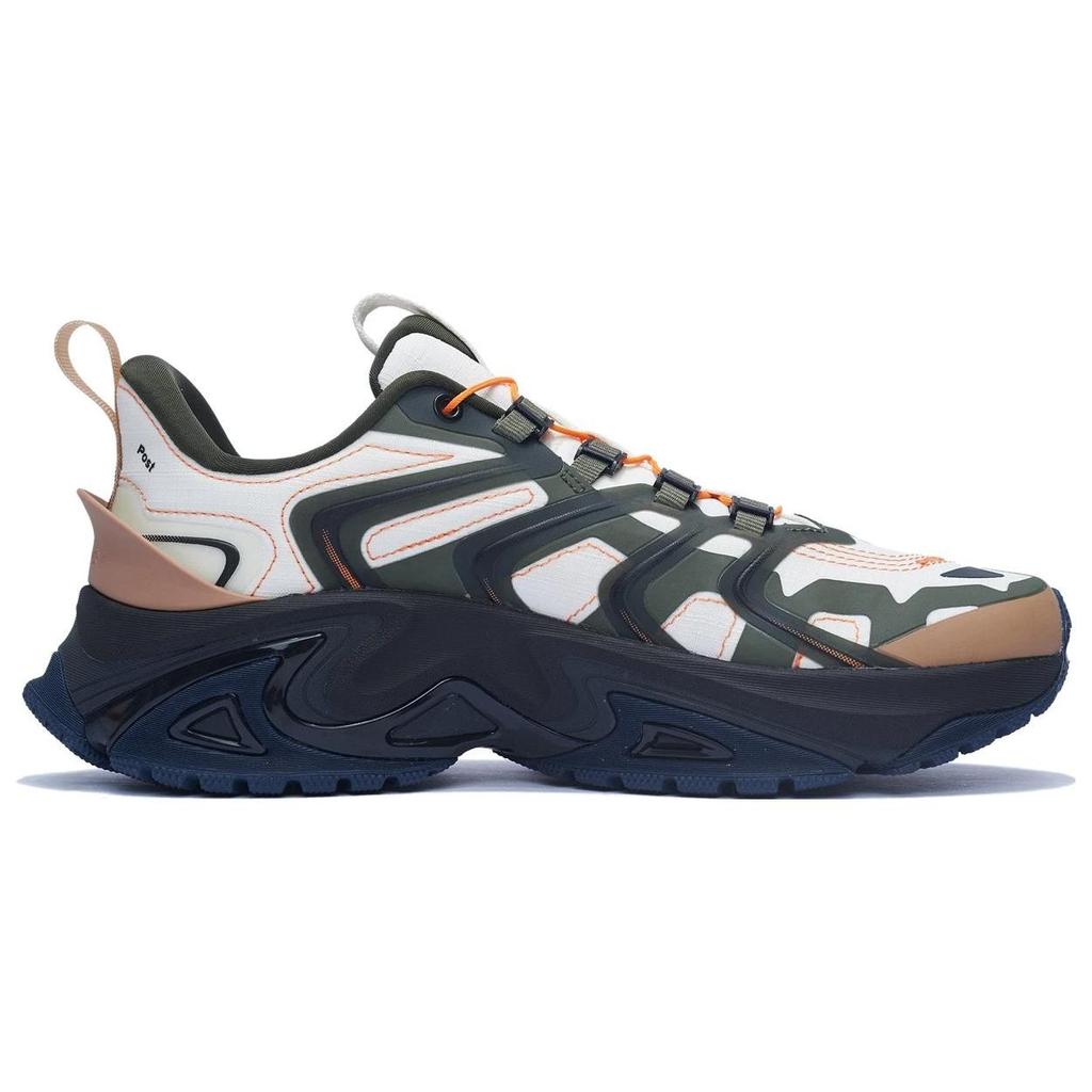 Soulland X Li Ning Durable Breathable Low-Top Sports Casual Shoes Men Sneakers White Brown AZGS103-5