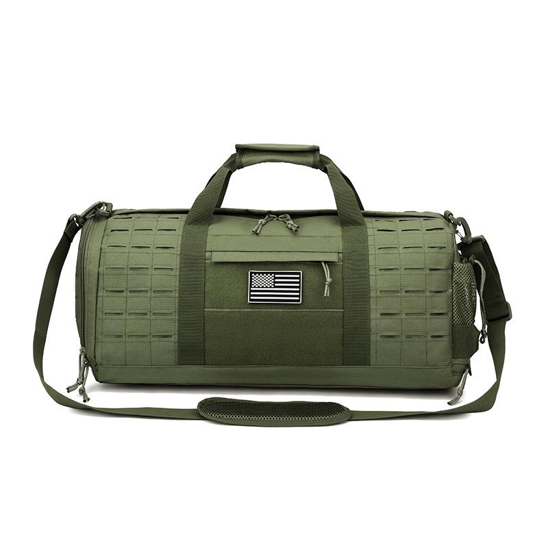 Unisex Large-Capacity Sports Shoulder Bag with Shoe Compartment - Gym, Travel, and Fitness Handbag