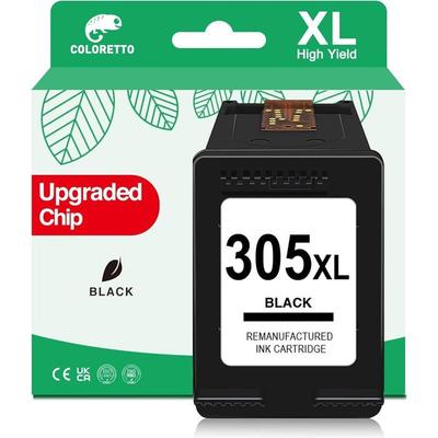 Ink Cartridge - HP 305XL - Black - Compatible DeskJet and ENVY - Refurbished