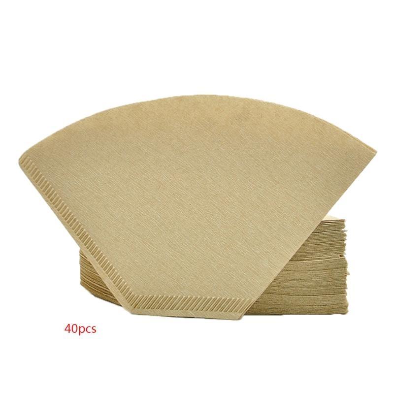 Coffee Filter Paper Set Disposable Cone Dripper Papers Supplies
