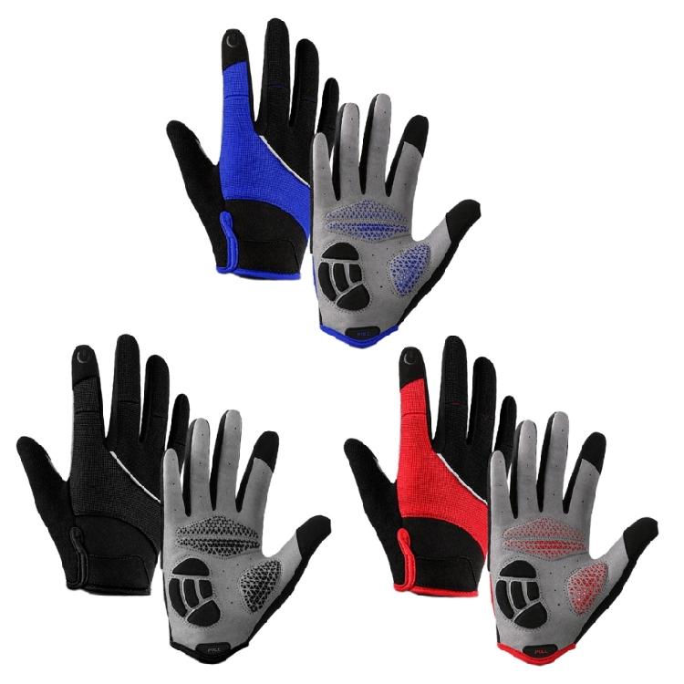 Cycling Gloves Nonsip Silicone Palm with Breathable Shock Absorption Padding For Professional Training And Commuting