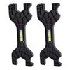 2pcs Multifunctional Double Head Shower Wrenches Plastic Bathroom Faucet Repair Tool with Bubble Level for Plumbing Tool