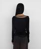 Saendeulig Strap Wide Neck T_Black