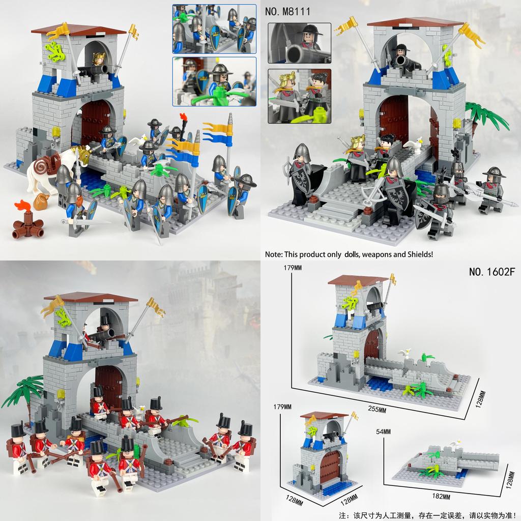 Medieval Guard Tower Building Blocks With Diy Assembly For Collectors And Kids