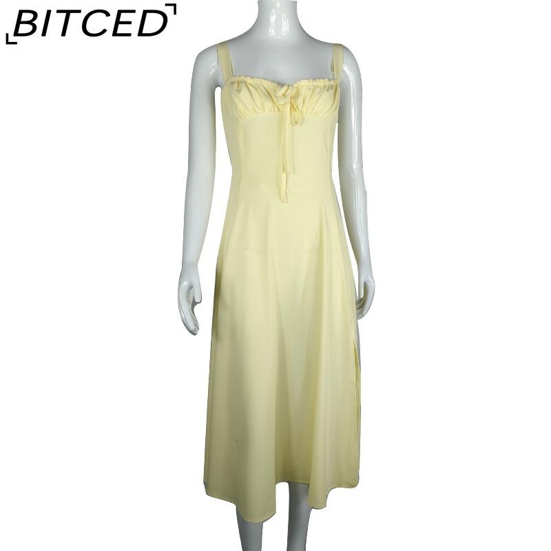 BITCED Summer-inspired Chic and Sophisticated Strapless Dress for Women