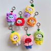 Kawaii Fruit Head Cover Plyšová klíčenka Roztomilá kreslená taška Přívěsek Příslušenství Plyšová klíčenka Dárek k narozeninám