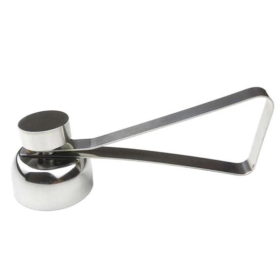 Eggshell Opener Dual Head Mirror Polishing Easy To Clean Ergonomic Handle Stainless Steel Boiled Egg Topper Cutter Shell Cracker Kitchen Supplies