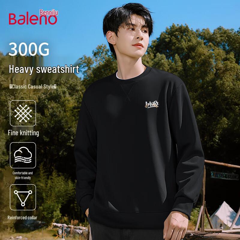 Baleno Men's Loose Fit JPB Graffiti Crewneck Sweatshirt