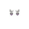 Sweet wind love ear clips temperament butterfly zircon earrings women's niche design earless high-end earrings mosquito coil disc