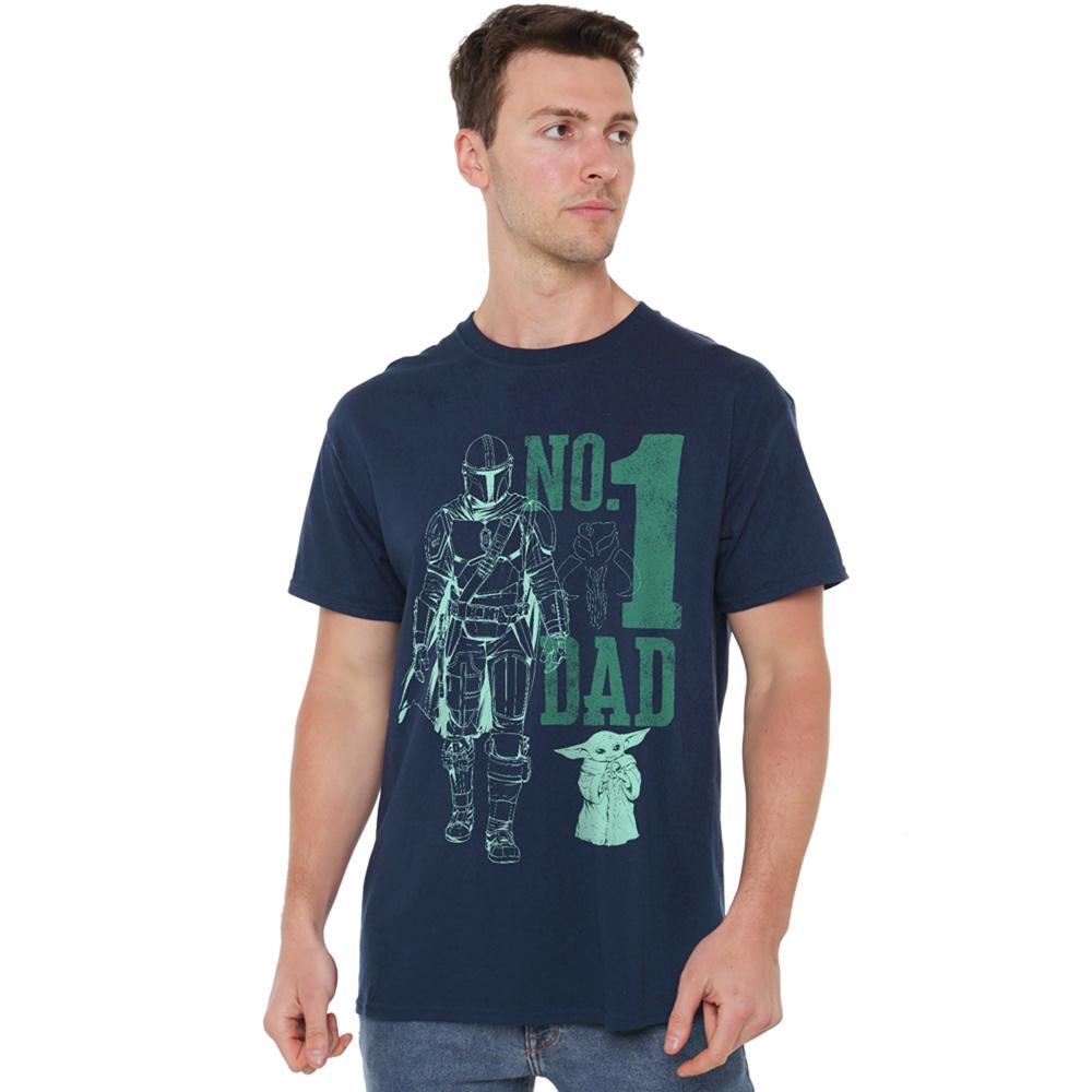 Star Wars: The Mandalorian Mens No. 1 Dad Mando T-Shirt