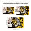 Racing Wheels Printed Carpet Soft Noise Reduction Entrance Door Mats Bedroom Bathroom Doorway Mats Home Decoration