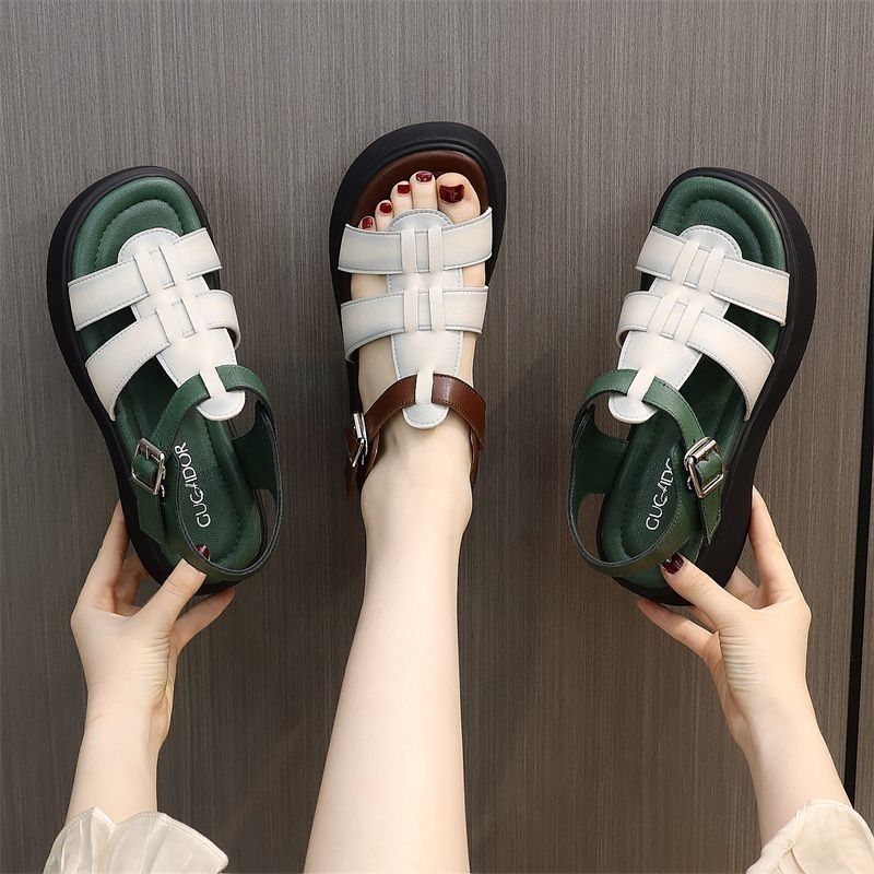Fashion Roman Style Round Toe Tip Platform Woman Shoes On Sale Offer Cheap Liquidation Comfort Summer 2025 Comfortable Sandals for Women