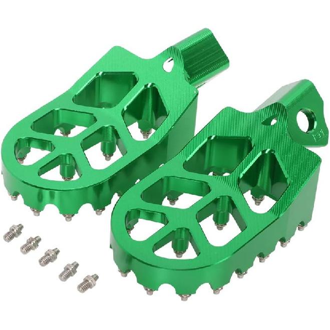 Foot Pegs for KLX 230,CNC Dirt Bike Footpegs Pedals Rests for KLX230 21-25/KLX230R 21-24/KLX232 24-25/KLX230RS 21-24/KLX230 S 22-23/KLX230SM 23-25 -