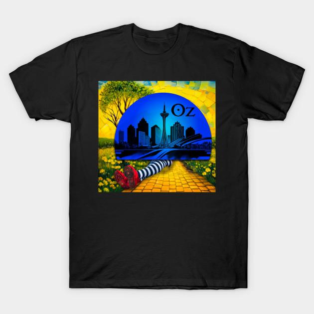 

Men Black Print T-shirt Wizard Of Oz Sphere Las Vegas No-Cut Transfer Paper Print Cotton Tshirt S чёрный
