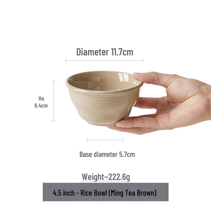 ZISIZ New Chinese Style Ceramic Bowl