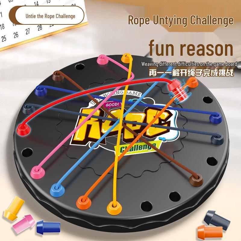 Interaktives Lernspiel für Kinder zum Knotenlösen und Entspannen