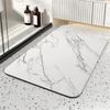 60x40CM Bathroom Rugs Washable Bath Mat Diatomite Stone PU Floor Mat Non Slip Quick Dry Pad Multi-Purpose Doormat Bathroom Acces