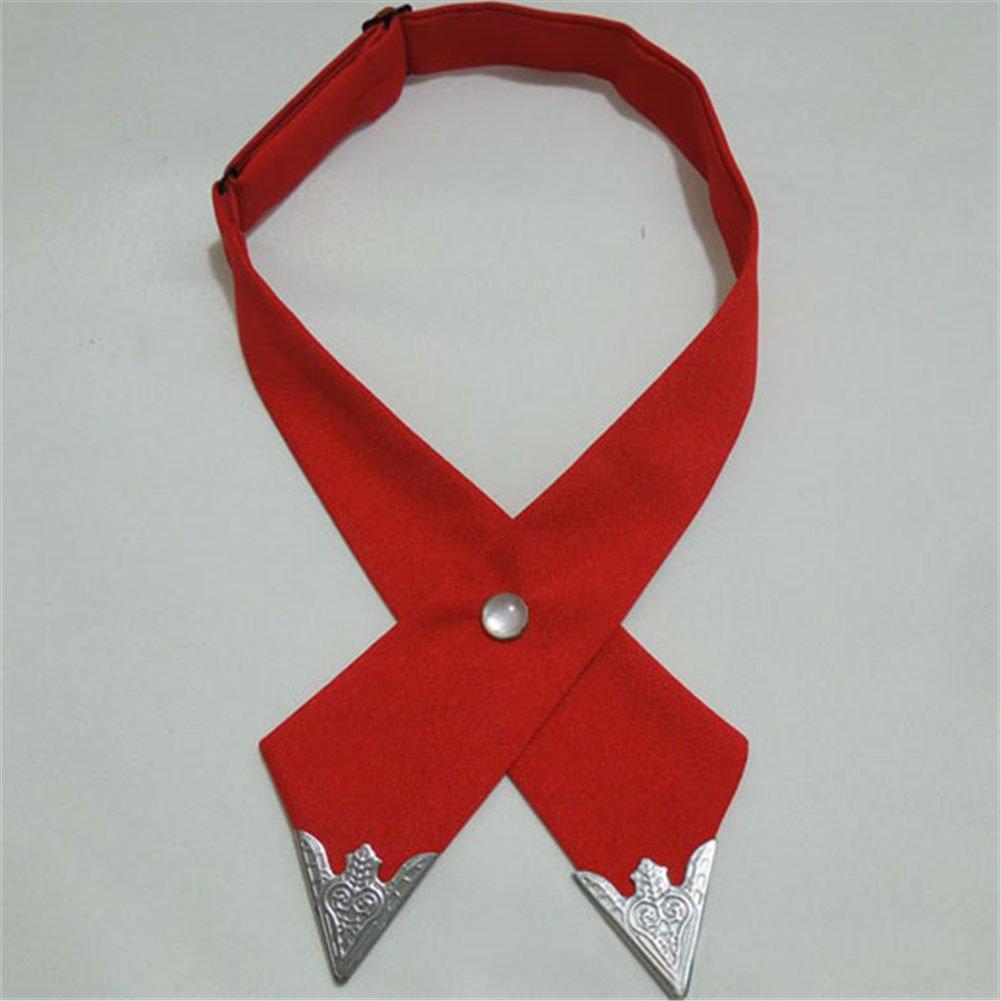 DRASAWEE (JP) Simple Plain Cross Tie Ribbon Tie Formal WeddingReceptionPartyDance #3