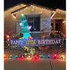 Large Blue Happy 13th Birthday Banner, Huge Teenager Sign, 13th Bday Sign for Yard Garden, 13 Year Old Blue Birthday Party,13 Bday Party Photo