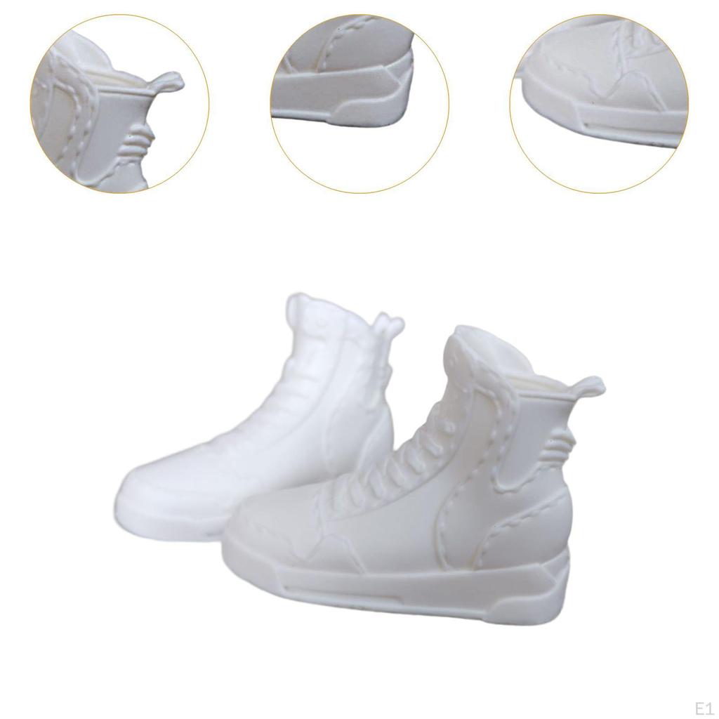 1/6 Man's Shoes Boys Shoes, Stylish Scene Photo Prop Pretend Play Toy Casual Classic,
