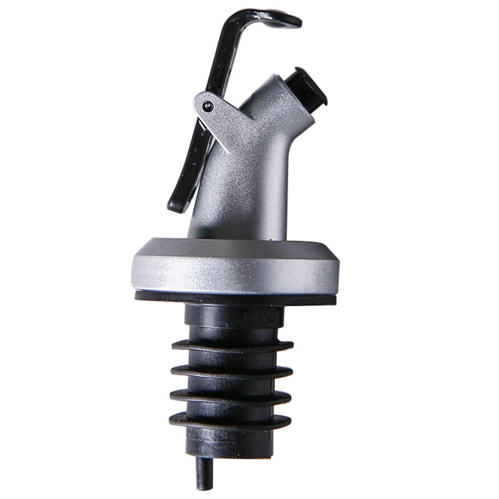 Kitchen Press Type Oil Pourer Spout Oil Bottle Stopper Liquid Dispenser for Soy Vinegar one size