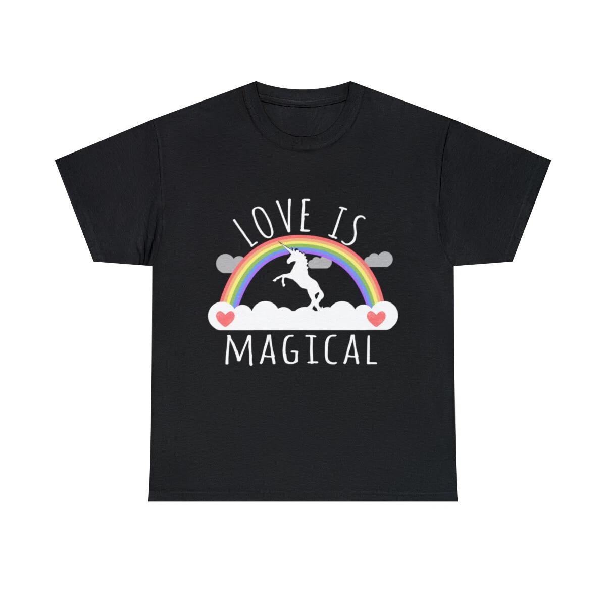 Love Is Magical Graphic Tee Shirt, S-5XL S