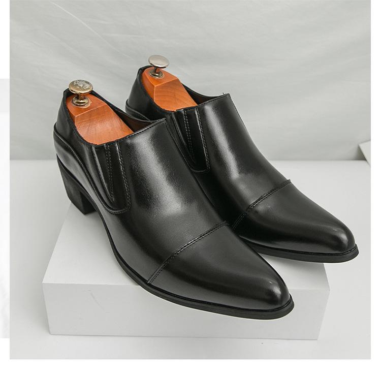 Men's Business & Casual Leather Slip-Ons: Formal & Pointed Toe Loafers for Spring/Autumn