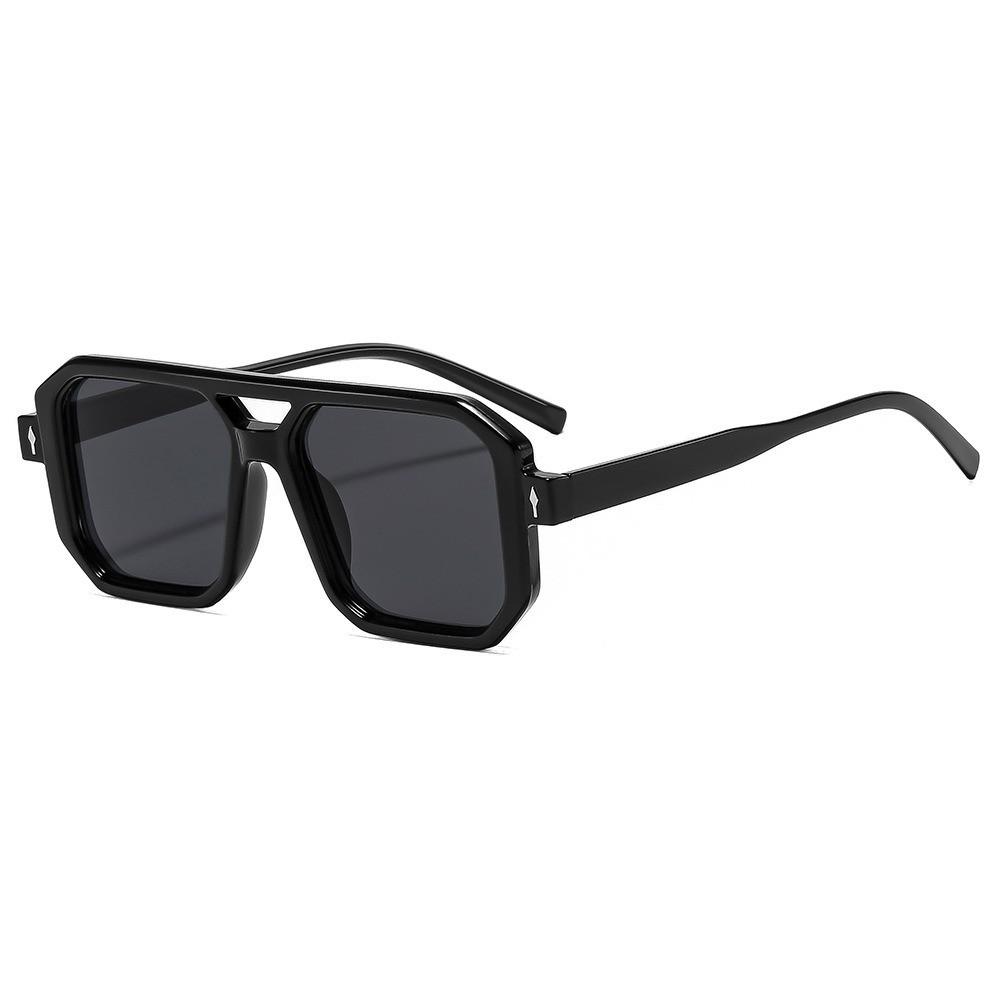 

Retro Pilot Sunglasses For Men Women Uv400 Black Fullframe Stylish Outdoor Travel Black GrayLens