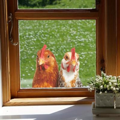 Creative Rural Rooster Kitchen, Dining Room, Home Background and Wall Decoration Stickers