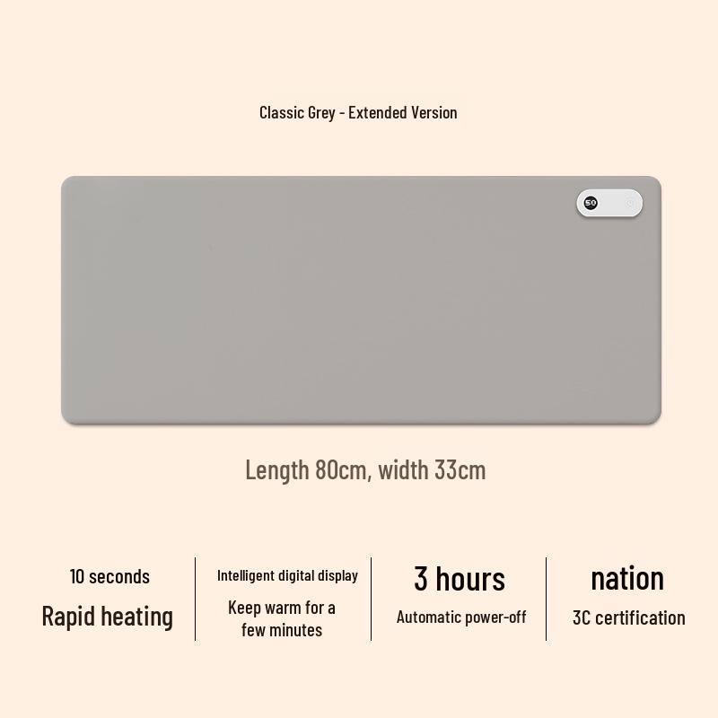 Hotson Electric Heated Desk Pad - Desktop Heater & Writing Mat with Warmth Function