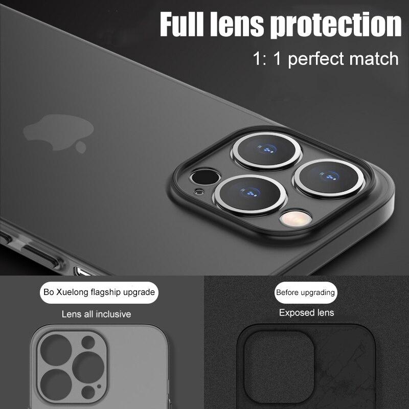 0,3 mm Ultracienkie Matowe Twarde Etui Na iPhone 15 Pro 14 Plus 13 12 Mini Pro Max Przezroczyste Smukłe Pełne Tylne Etui PP Powłoka Fundas