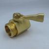 Portable Sturdy Brass 3/4Inch Hose Shutoff Valves Convenient for Outdoor Faucets and Sprinkler Systems Daily Use