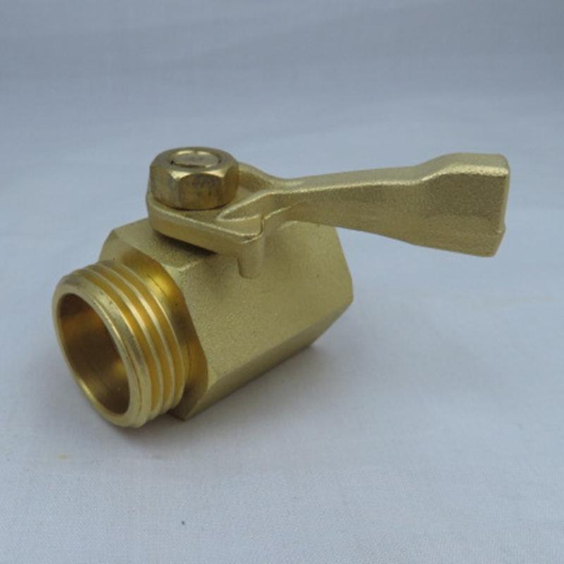 Portable Sturdy Brass 3/4Inch Hose Shutoff Valves Convenient for Outdoor Faucets and Sprinkler Systems Daily Use
