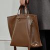 First Layer Vegetable Tanned Leather Women'S Bag Large Capacity Commuter Portable Tote Bag Shoulder Messenger Bag