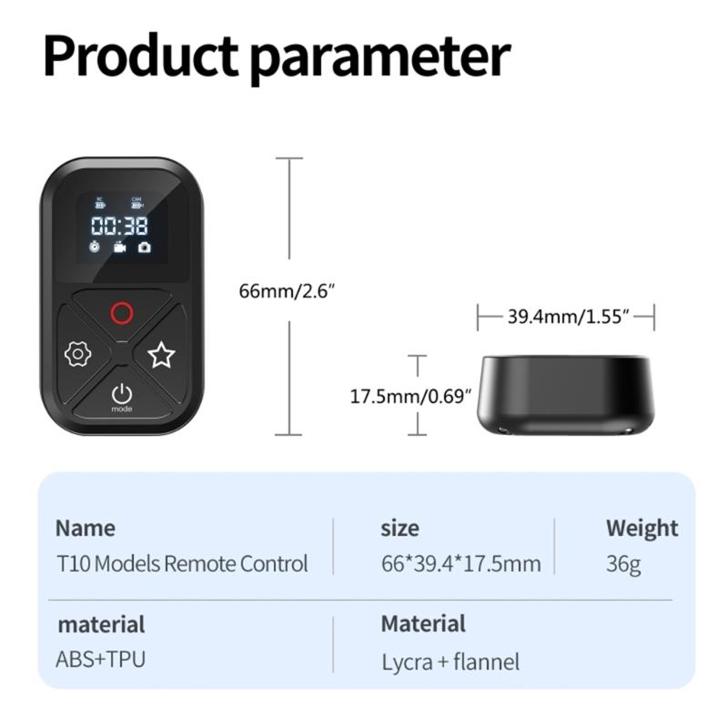 Shockproof Protections Sleeve Protective Cover for T10 Silicone Case Housing Skin Accessory with T10 Remote Control
