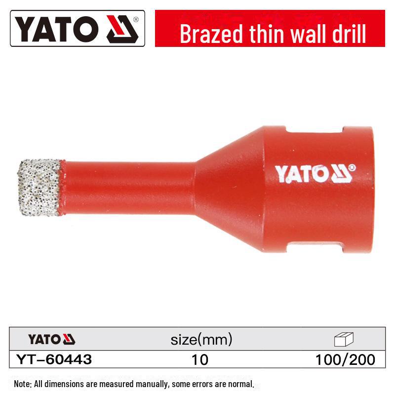 YATO Diamond Laser Drill for Glass, Tile, Marble, and Concrete