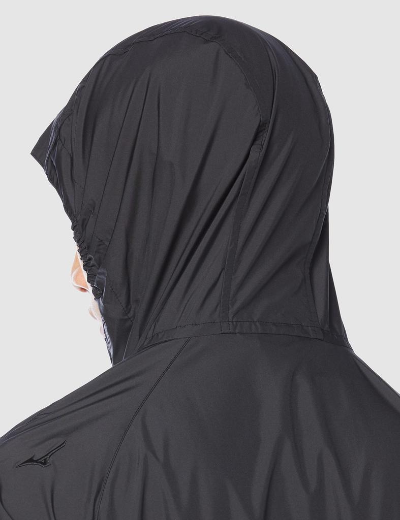 Mizuno Go To by B2ME1050 Compact Coat for Outdoor Travel and Size M Men's Water-Repellent Walking, Black,