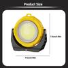 Multi-functional COB Portable Lamp Solar Rechargeable Torch with Tail Magnetic Attraction Flashlight Emergency LED Lighting Lamp
