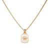 Valentine's Copper & Zircon Heart Pendant Necklace - Fashionable Women's Jewelry with Enamel Design and High-End Sweater Chain Style.