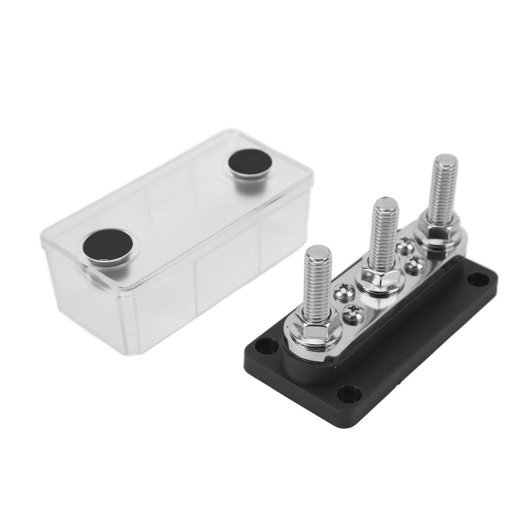 Power Distribution Terminal Block 12‑48V 300A Battery Bus Bar for Cars Trucks RVs Marine Boats Solar System