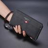 Men's Zipper Long Wallet - Large Capacity Phone Clutch