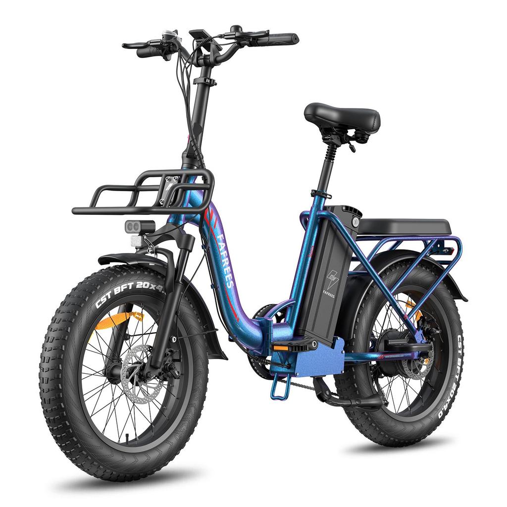 FAFREES F20 Max Folding Ebike with 48V 30Ah LG Battery, LCD Display