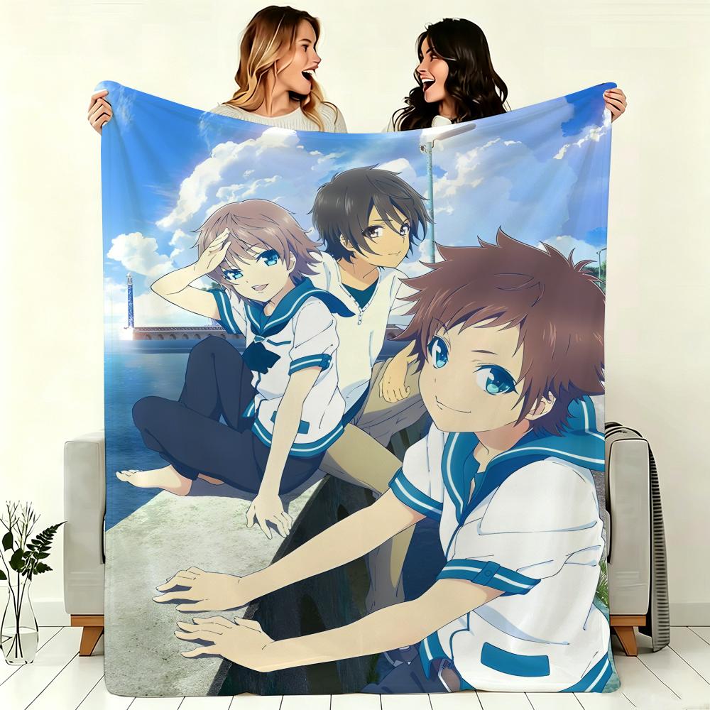 Anime N-NagiS AsuS A Lull in the SeaS Throw Soft Warm Throw Blanket for Bedroom Living Room Bed Travel Camping Picnic Gift