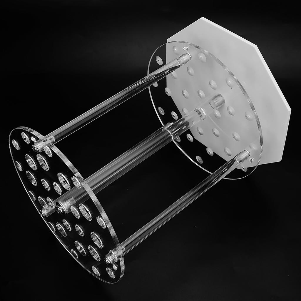 Soporte para pipetas de 28 orificios con disco redondo para tubos de ensayo, equipo de laboratorio