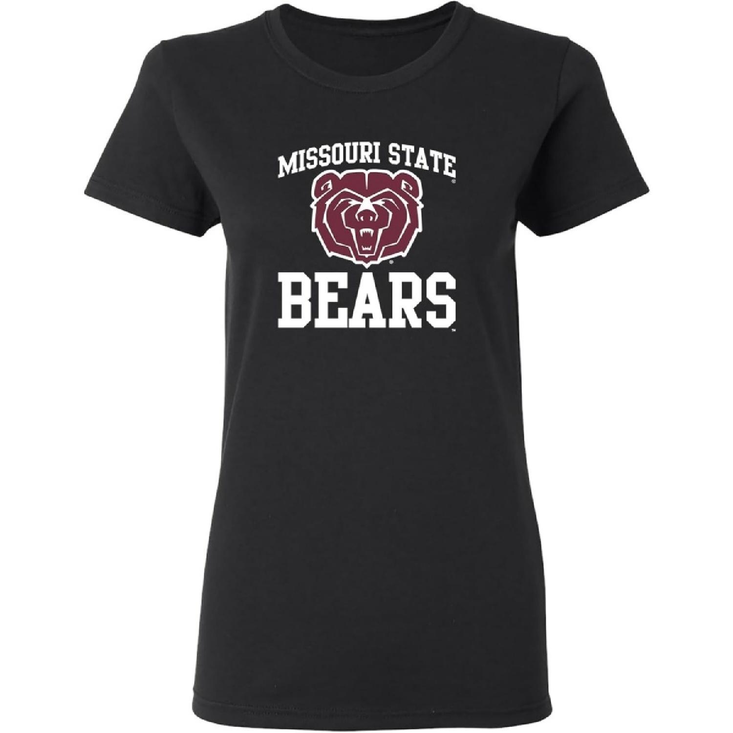 NCAA Arch Logo, Team Color Womens T Shirt, College, University S