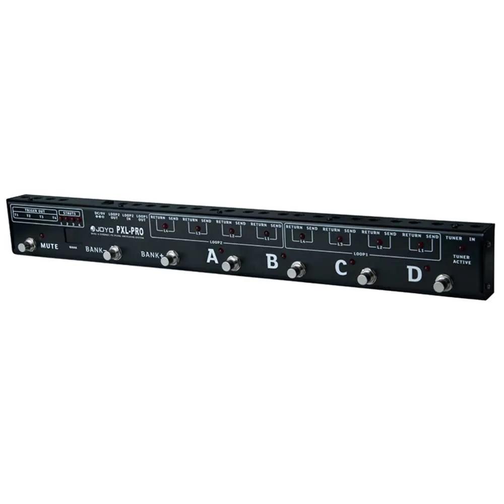 JOYO PXL-PRO Foot Pedal Controller 8 LOOP Channels 4 Triggers Guitar Pedal True Bypass Controller with Mute Switch and Buffered