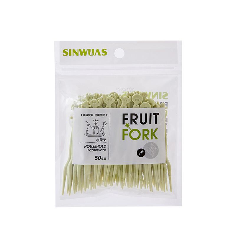 

50 шт. Милые мини-мультяшные шпажки для еды с животными, детские шпажки для закусок, торта, десерта, фруктов, аксессуары для ланча, бенто, декор для вечеринки