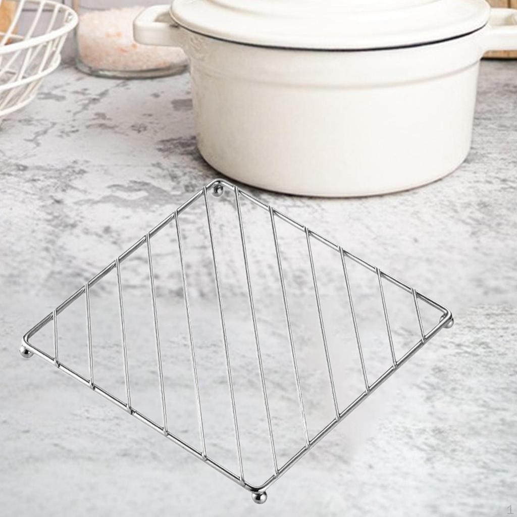 Heat Resistant Iron Trivet for Dining Table, Coffee, Dishes, Apartment Stoves