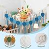 Hand Woven Cotton Rope Net Bag Kids Room Kindergarten Decor Wall Storage Hanging Net Hammock