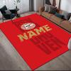 Custom Name,PSV Eindhoven Home Sofa Decoration for Living Room & Bedroom, Non‑Slip Play Flannel Floor Mat for Game Room